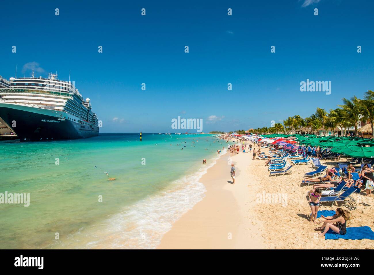 Cruise ship, Grand Turk Cruise Port, Grand Turk Island, Turks and