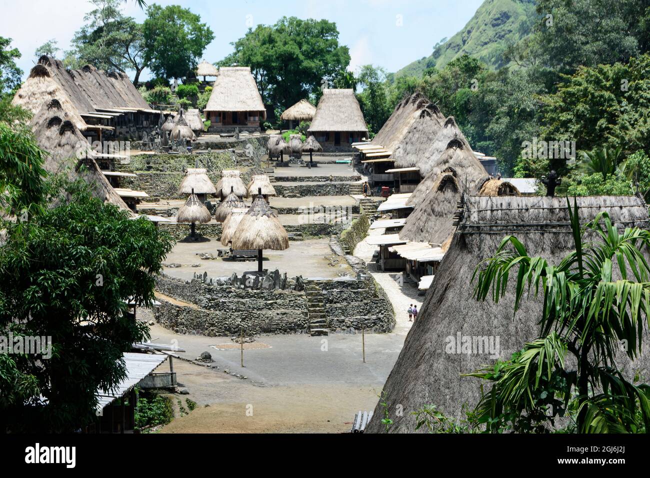 Overview Of The Traditional Village Bena On Flores Island, East Nusa 