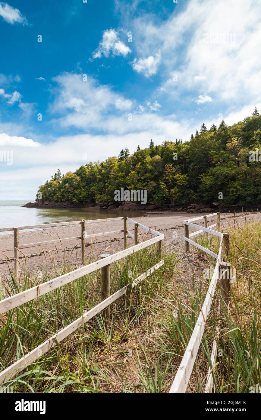 Canada, New Brunswick, Bay of Fundy. Fundy National Park, Herring Cove