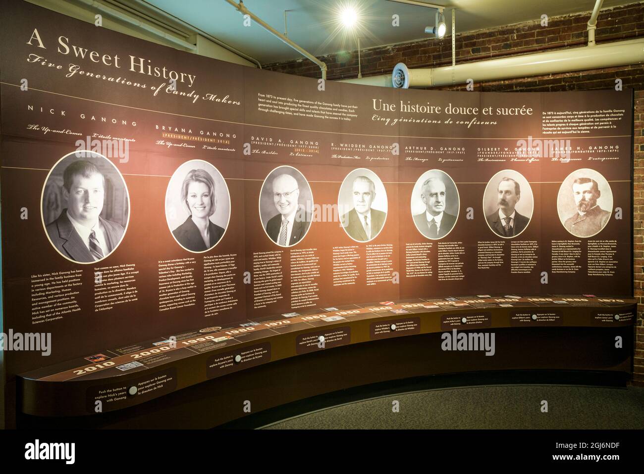 Canada, New Brunswick, Bay of Fundy, St. Stephen, The Chocolate Museum at the Ganong Chocolate