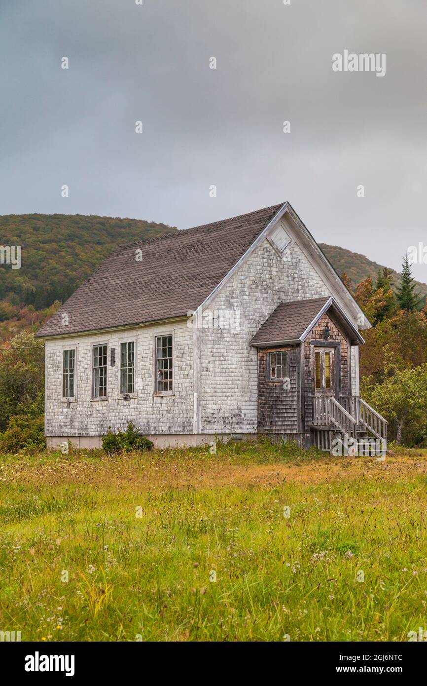 Canada, Nova Scotia, Glenville. Abandoned house. Stock Photo