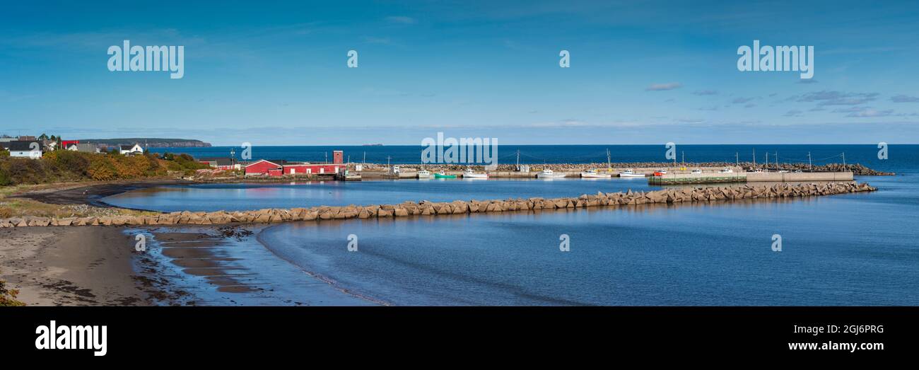 Canada, Nova Scotia, Port Morien, view of Morien Bay Stock Photo Alamy