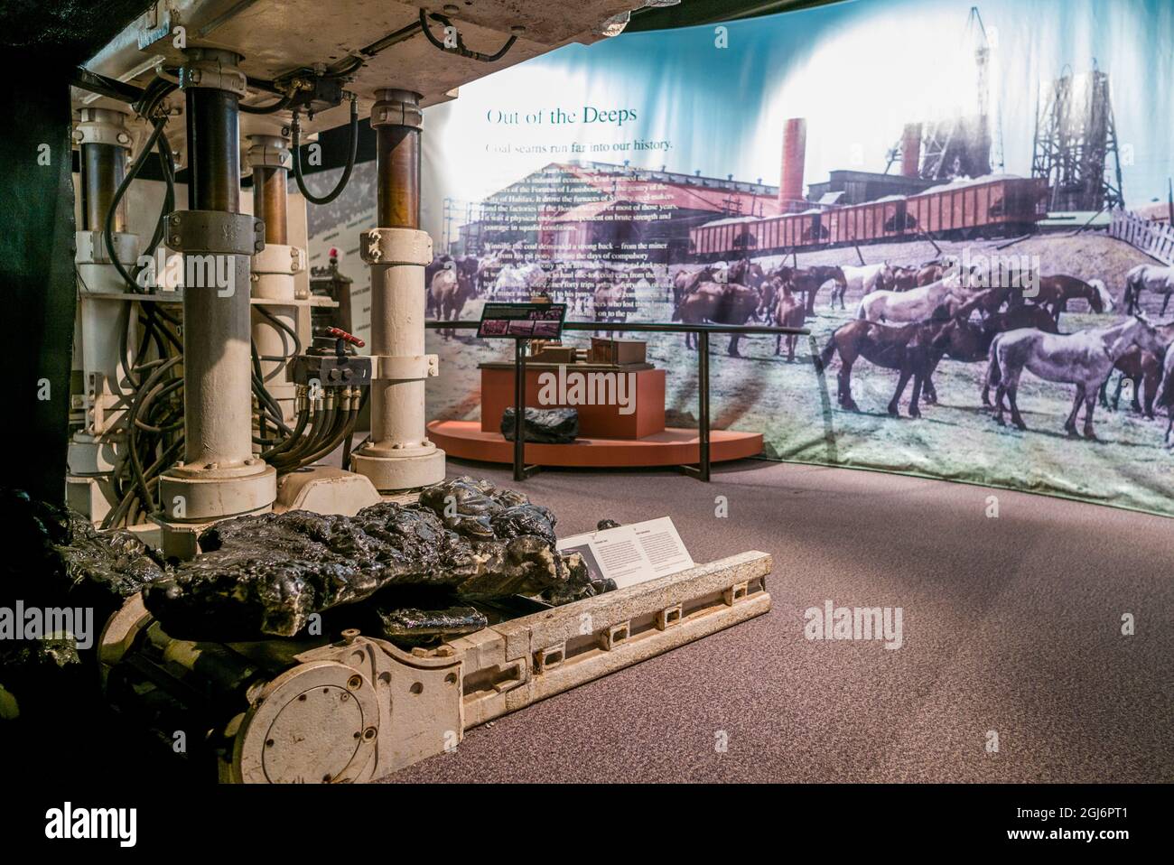 Canada, Nova Scotia, Glace Bay, Cape Breton Miners Museum, coal mining history museum, coal