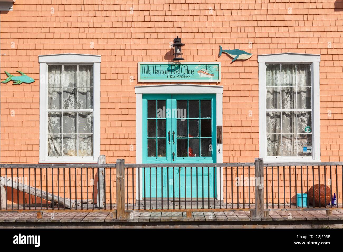 Canada, Nova Scotia, Blomidon Peninsula, Halls Harbour, post office