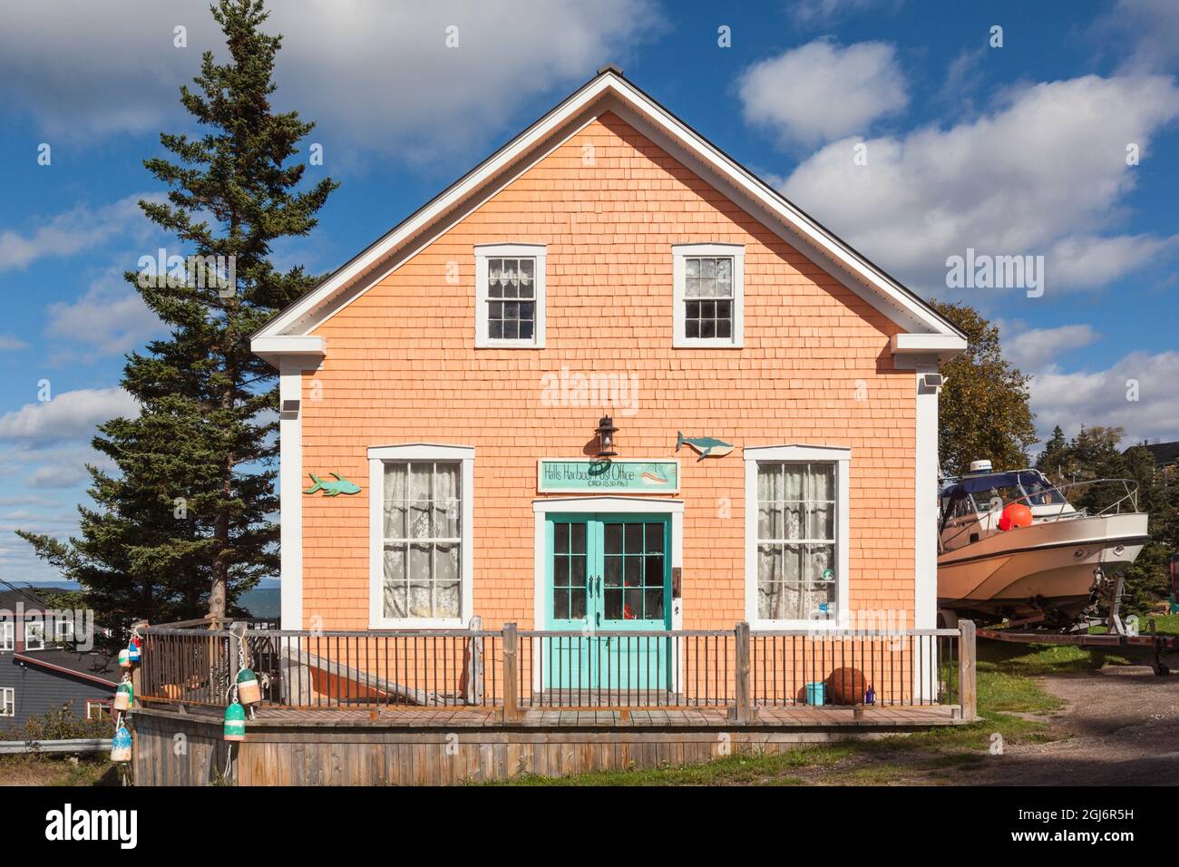 Canada, Nova Scotia, Blomidon Peninsula, Halls Harbour, post office