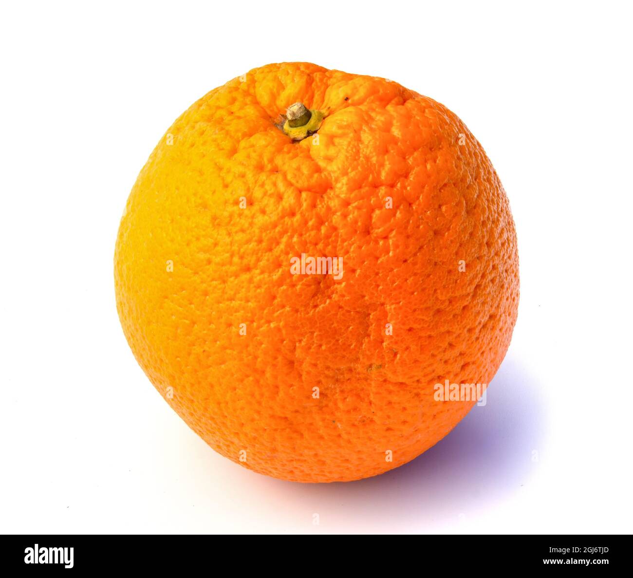 Orange isolated on white background. Stock Photo