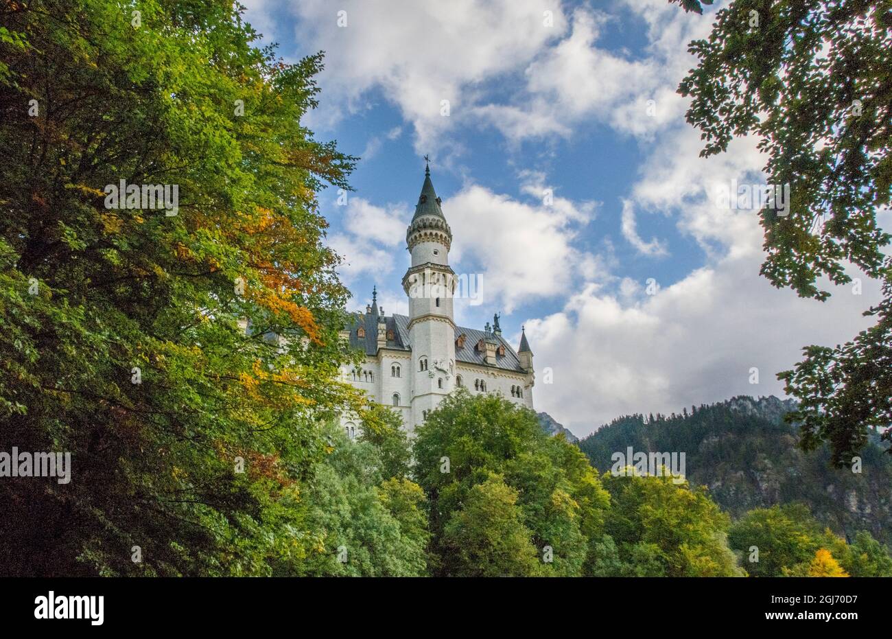 Neuschwanstein Castle of King Ludwig in Germany Stock Photo - Alamy