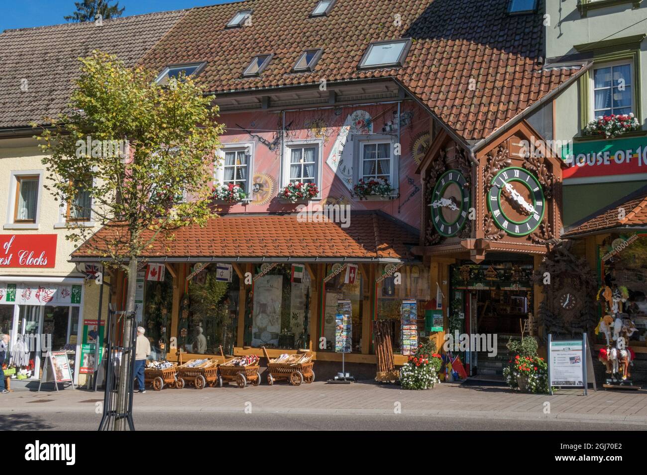 Triberg, Germany. Black Forest famous for cuckoo clock shops and stores