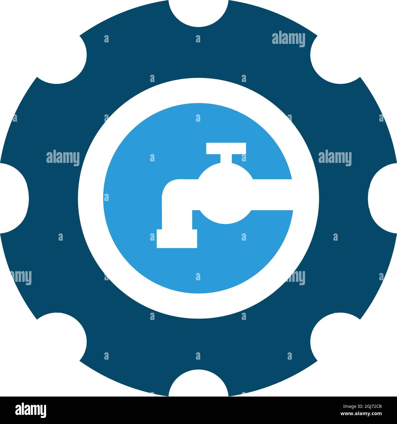Plumber logo design vector template icon illustration Stock Vector