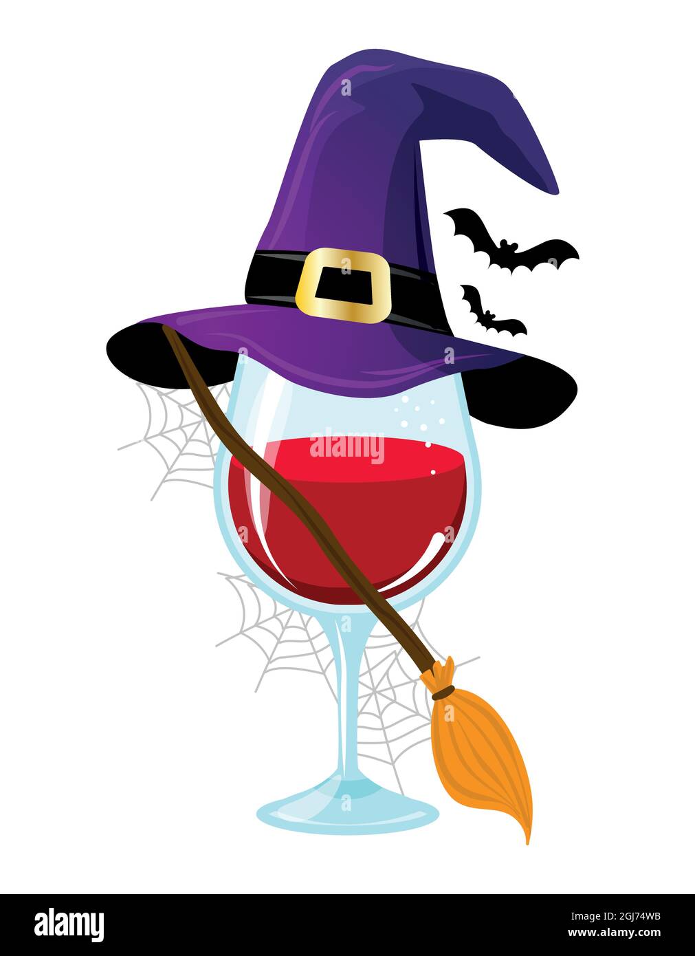 Halloween wine glass Halloween My Broomstick Runs On Wine Hallows Eve witch wine glass witches broomstick wine custom wine glass