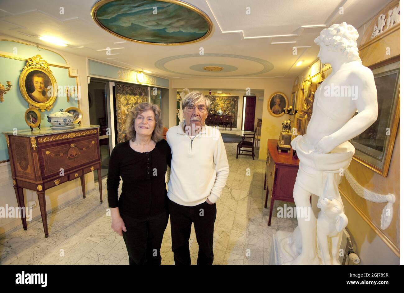 MALMO 20120109 In the residential area Virentofta in Malmo, Sweden, this unique villa is for