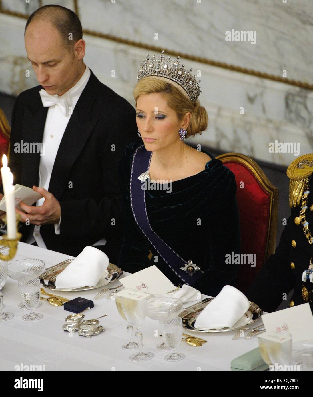 COPENHAGEN 2012-01-15 Crown Princess Marie Chantal of Greece at the ...