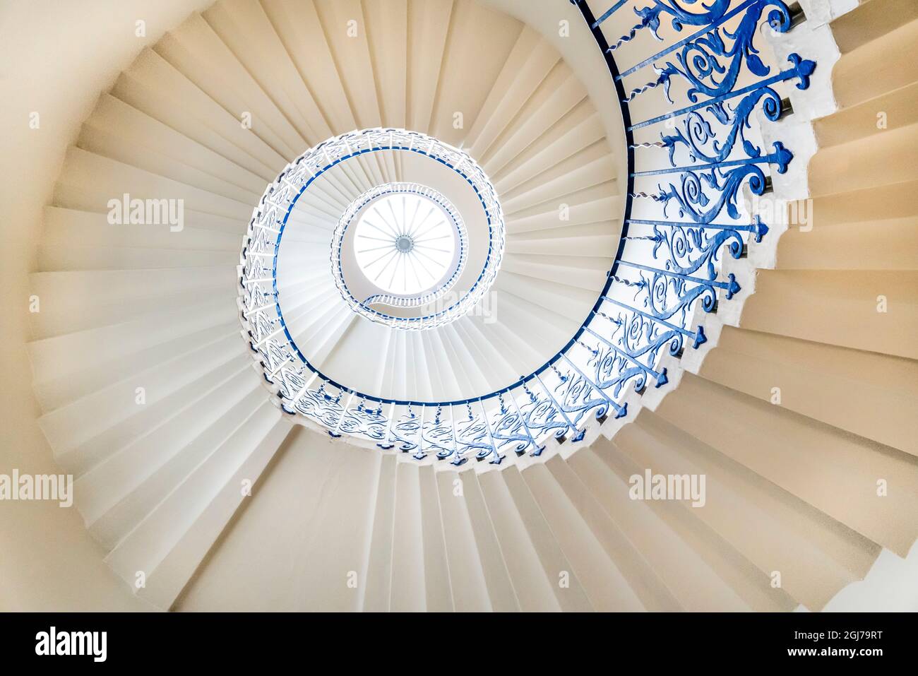 The Tulip Stairs, Queen’s House, Greenwich, London, UK. Stock Photo