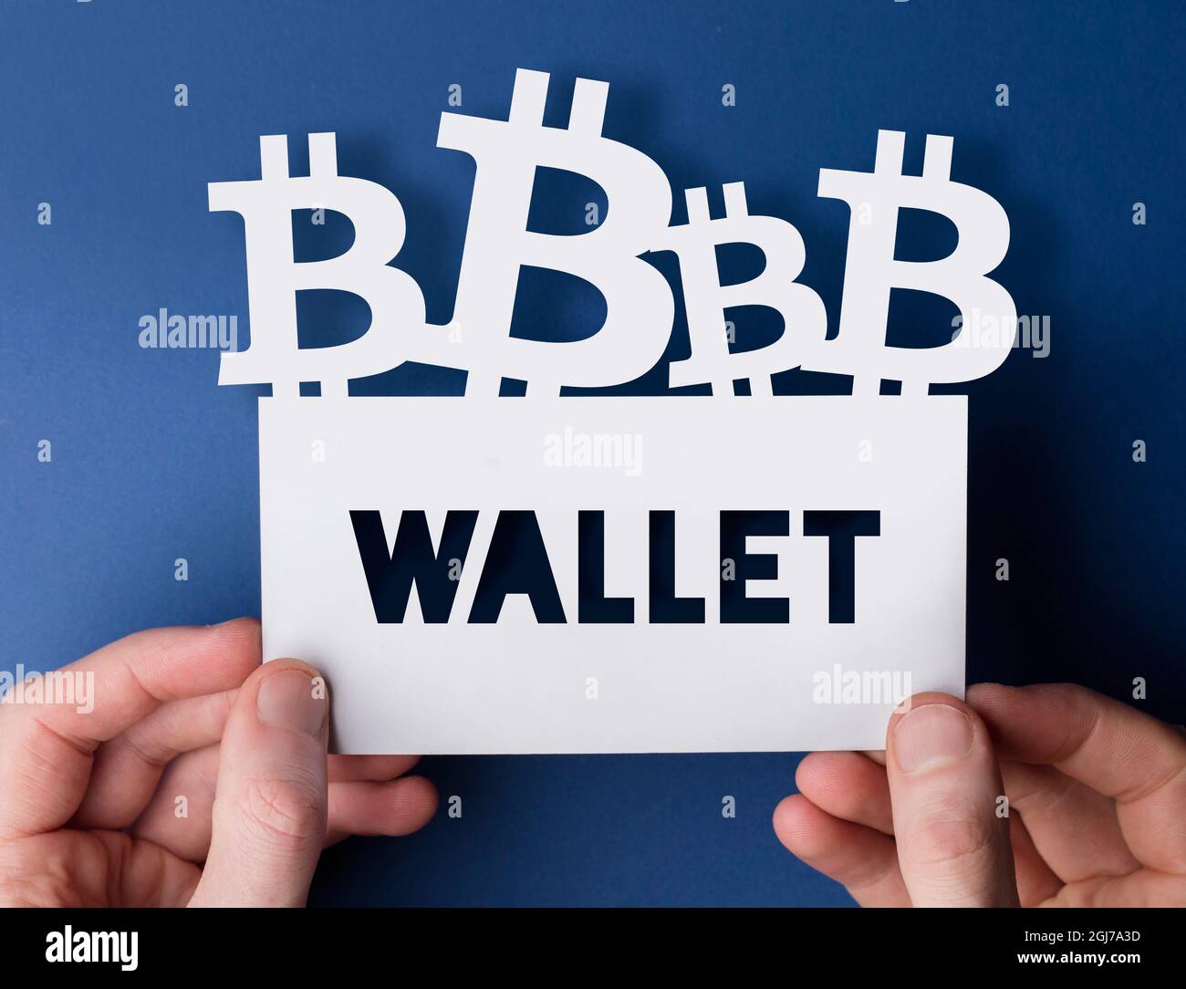 Holding in a cryptocurrency wallet (91) foto