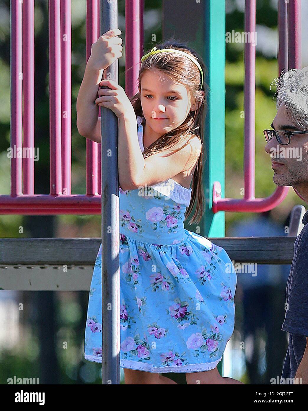 Suri Cruise at a Playground in Brooklyn. (NYC Stock Photo - Alamy