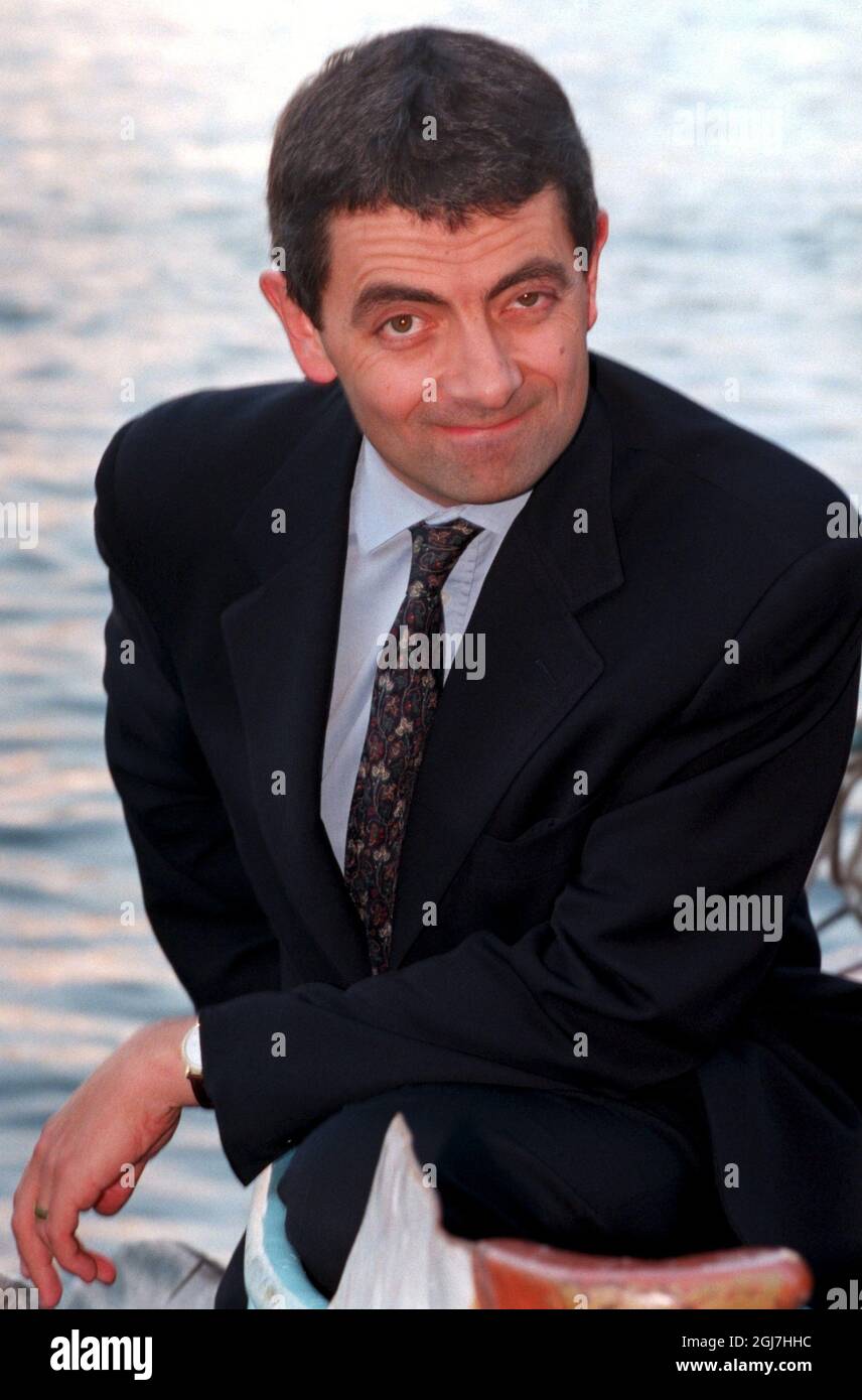 FILE 19970828. English actor and comedian Rowan Atkinson Mr Bean visiting Stockholm. Foto