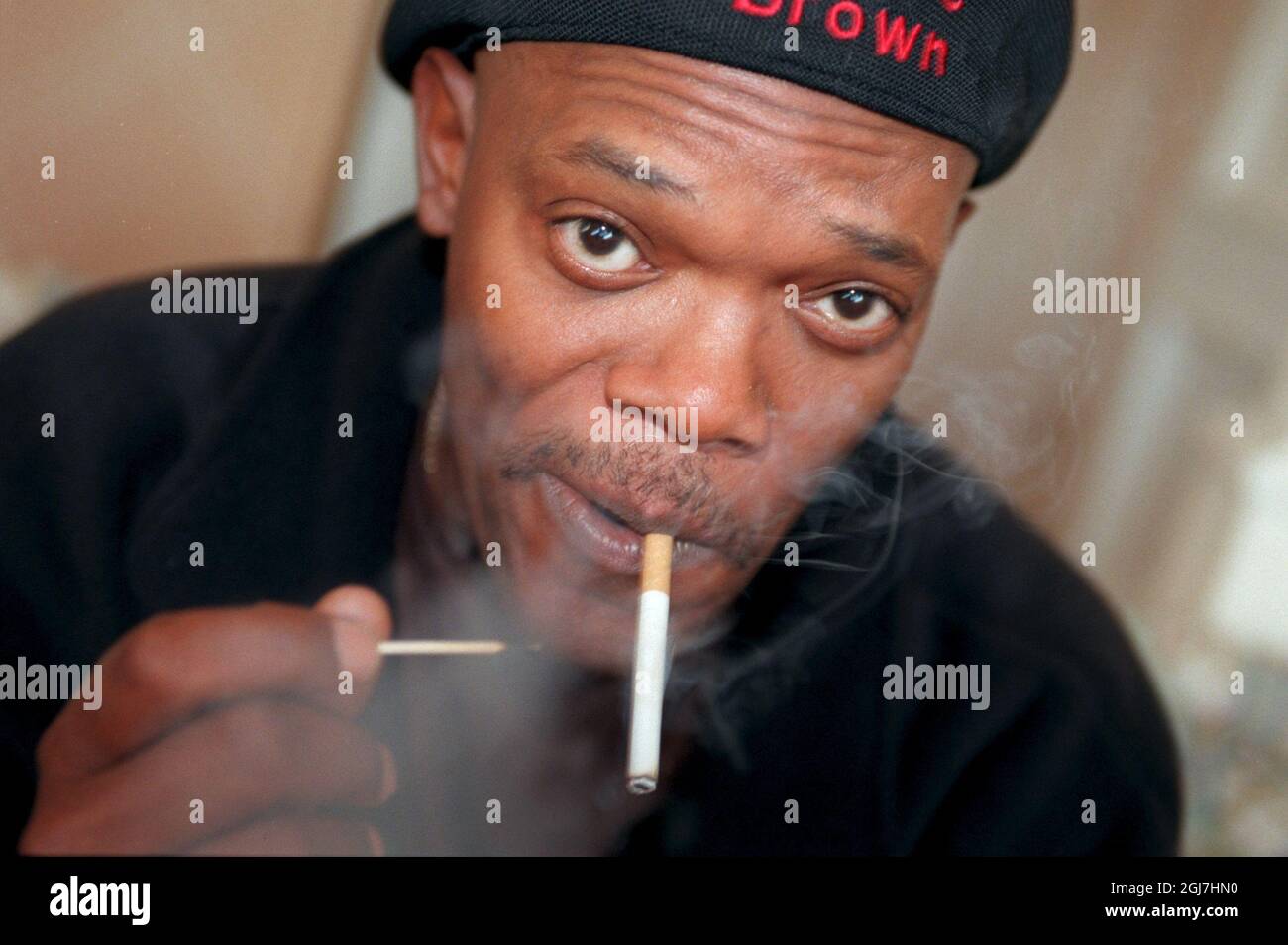 FILE 1998-02-13 Samuel L Jackson, american actor Foto: Mark Earthy/  SCANPIXcode 50050 Stock Photo