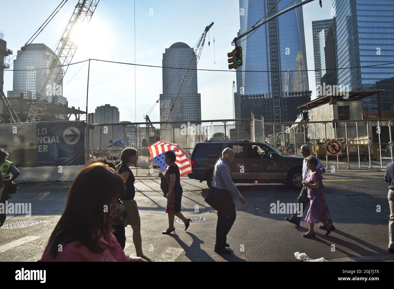 NEW YORK 2012-08-15  * For Your FIles* Ground Zero in New York, USA, August 15, 2012. Foto: Yvonne Asell / SvD / SCANPIX / Kod: 30202 ** OUT SWEDEN OUT ** Stock Photo
