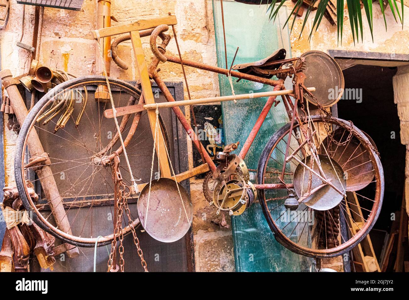Old rusted bicycle for sale sale