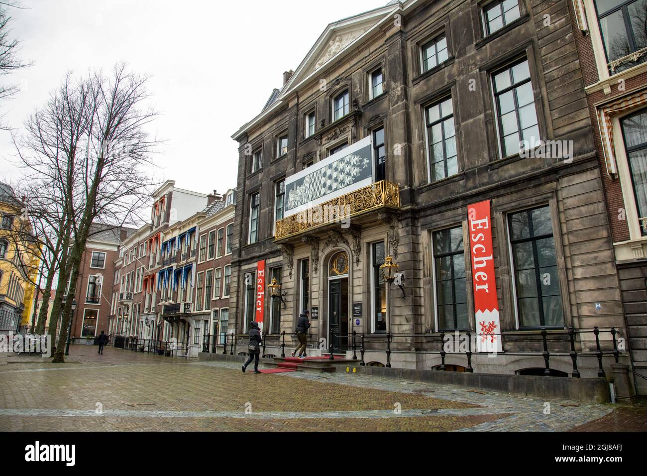 Europe, Netherlands, The Hague. M.C. Escher Museum exterior. (Editorial Use Only) Stock Photo