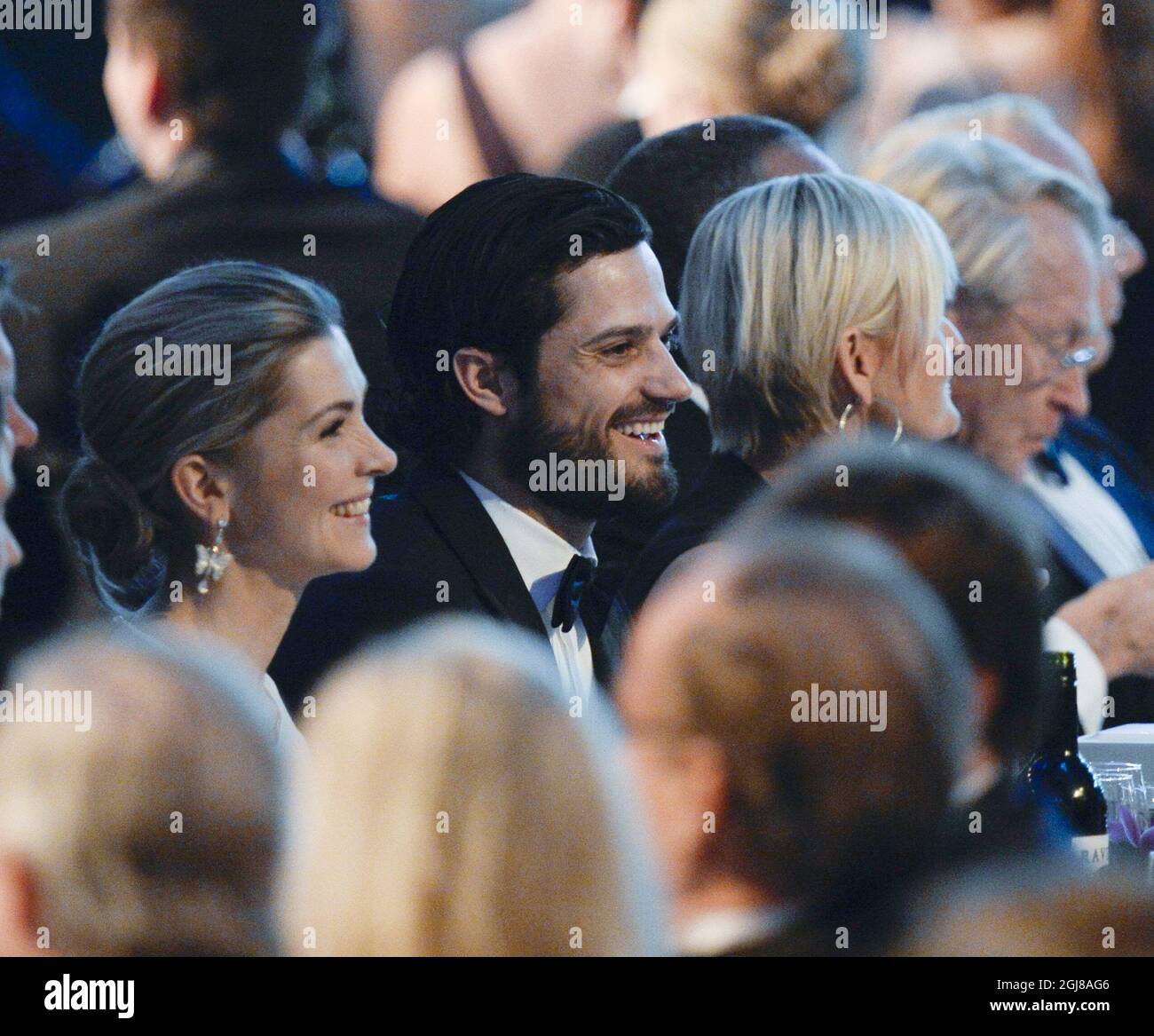 STOCKHOLM 20140113 Prince Carl Philip is seen at the Swedish Sports