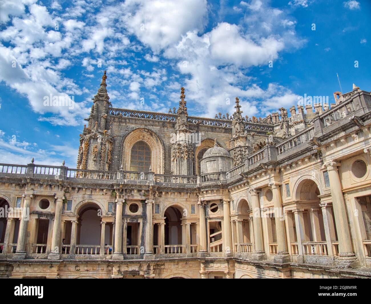Portugal. The Convent of the Order of Christ (Convento de Cristo Stock ...
