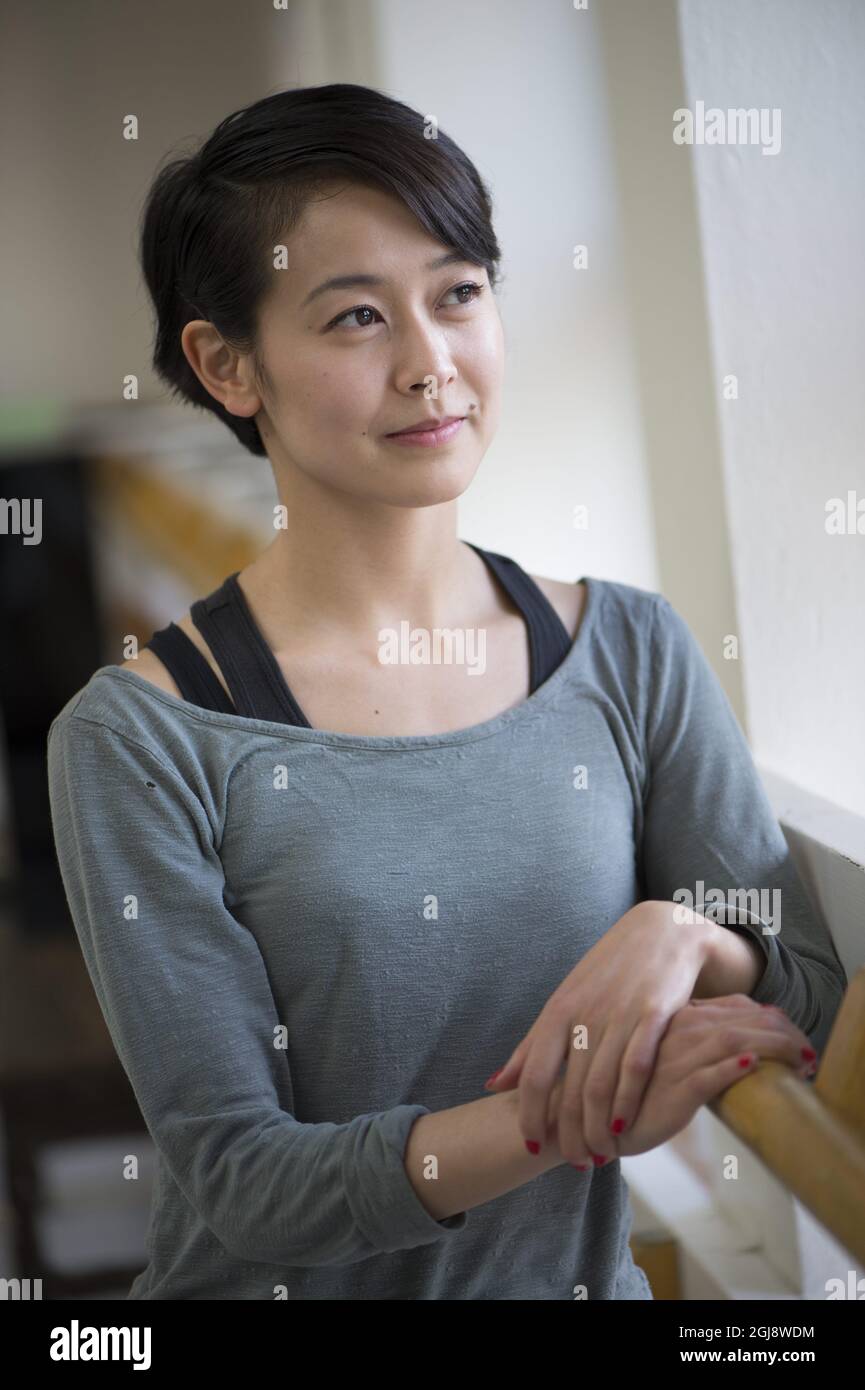 STOCKHOLM FILE 20130614 Mariko Kida ballet dancer from Japan. Mariko Kida,  first soloist at the Royal Ballet in Sweden whom received glowing reviews  for her part as Juliet in Mats Ek's "Romeo