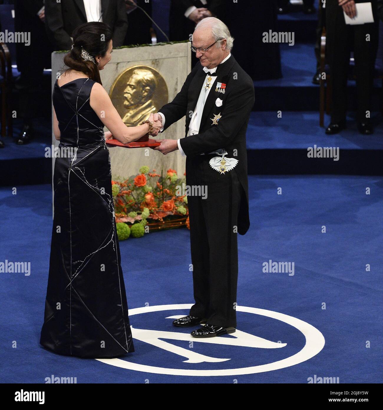 STOCKHOLM 2014-12-10 Professor May-Britt Moser receives the Nobel Prize ...