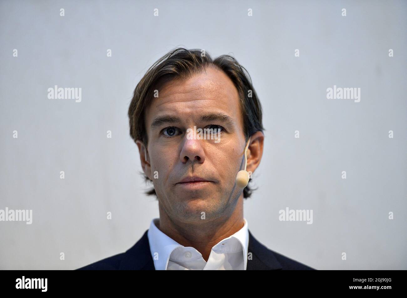 STOCKHOLM 2015-01-28 Karl-Johan Persson, CEO of H&M, is seen during his  presentation of the companyÂ´s financial report at the H&M head office in  Stockholm, Sweden, January 28, 2014. Foto: Anders Wiklund /