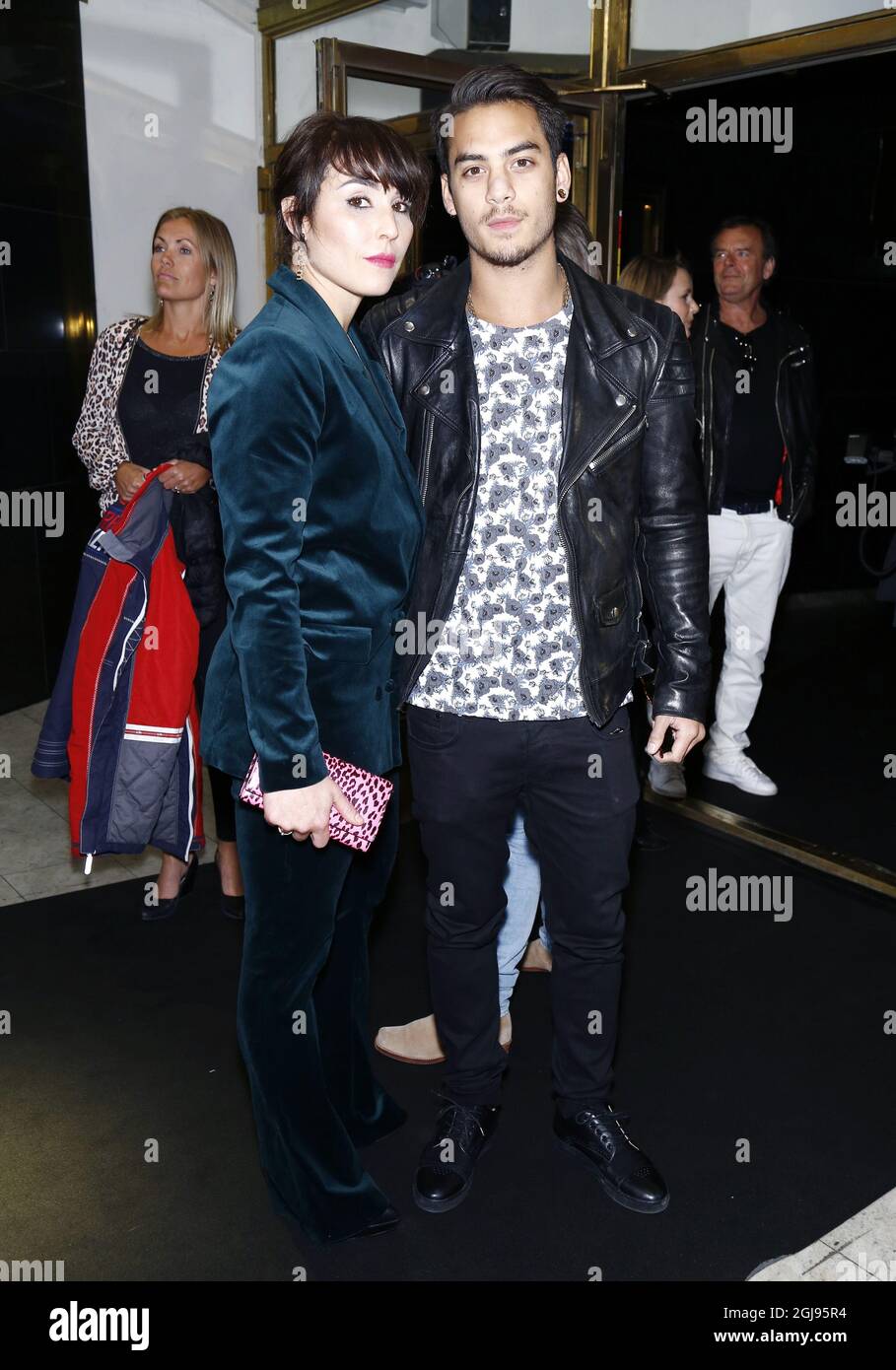 STOCKHOLM, SWEDEN 20150427 Noomi Rapace and boyfriend/ MMA fighter