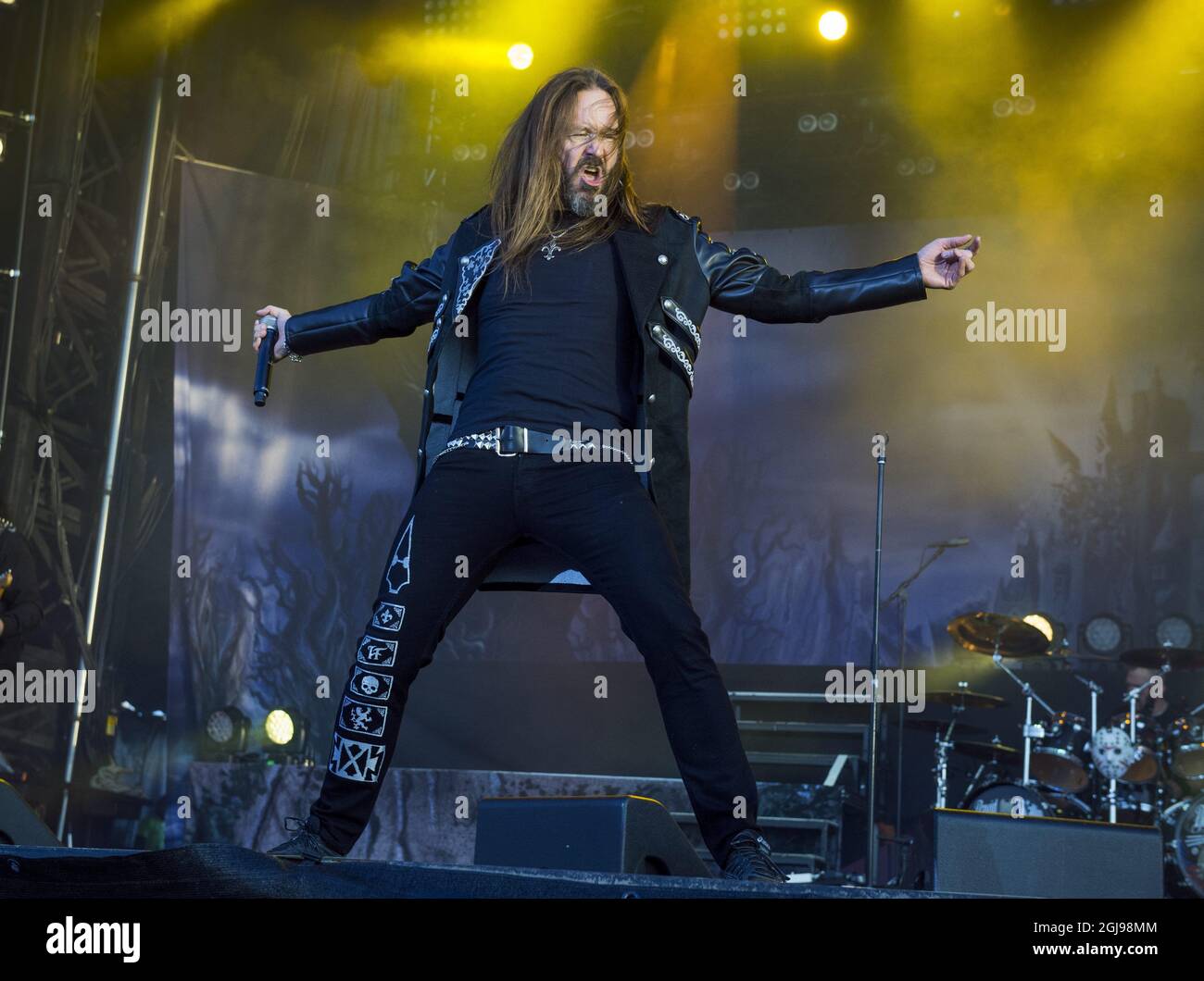 NORJE 20150604 Swedish heavy metal band Hammerfall performs during the ...