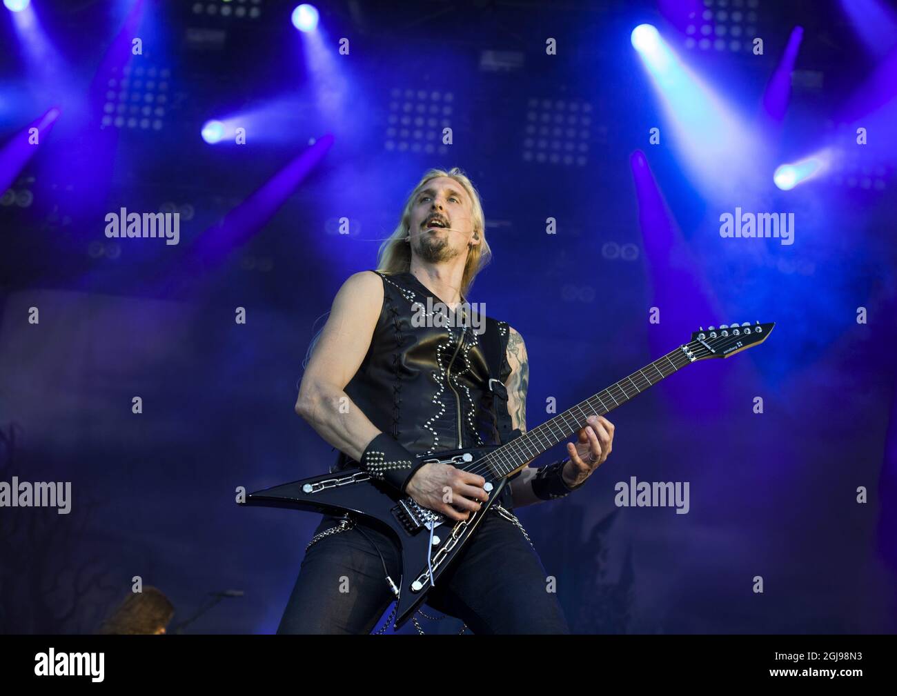 NORJE 20150604 Swedish heavy metal band Hammerfall performs during the ...
