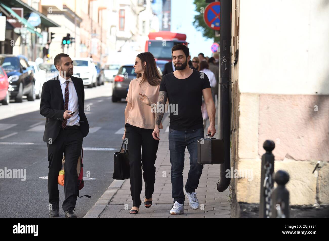 Stockholm 15 06 12 Princess To Be Sofia Hellqvist Is Seen Together With Her Friend And Celebrity Hair Dresser Marre Hitti In Stockholm Sweden June12 15 Sofia Will Marry Prince Carl Philip In Saturday Foto Sven