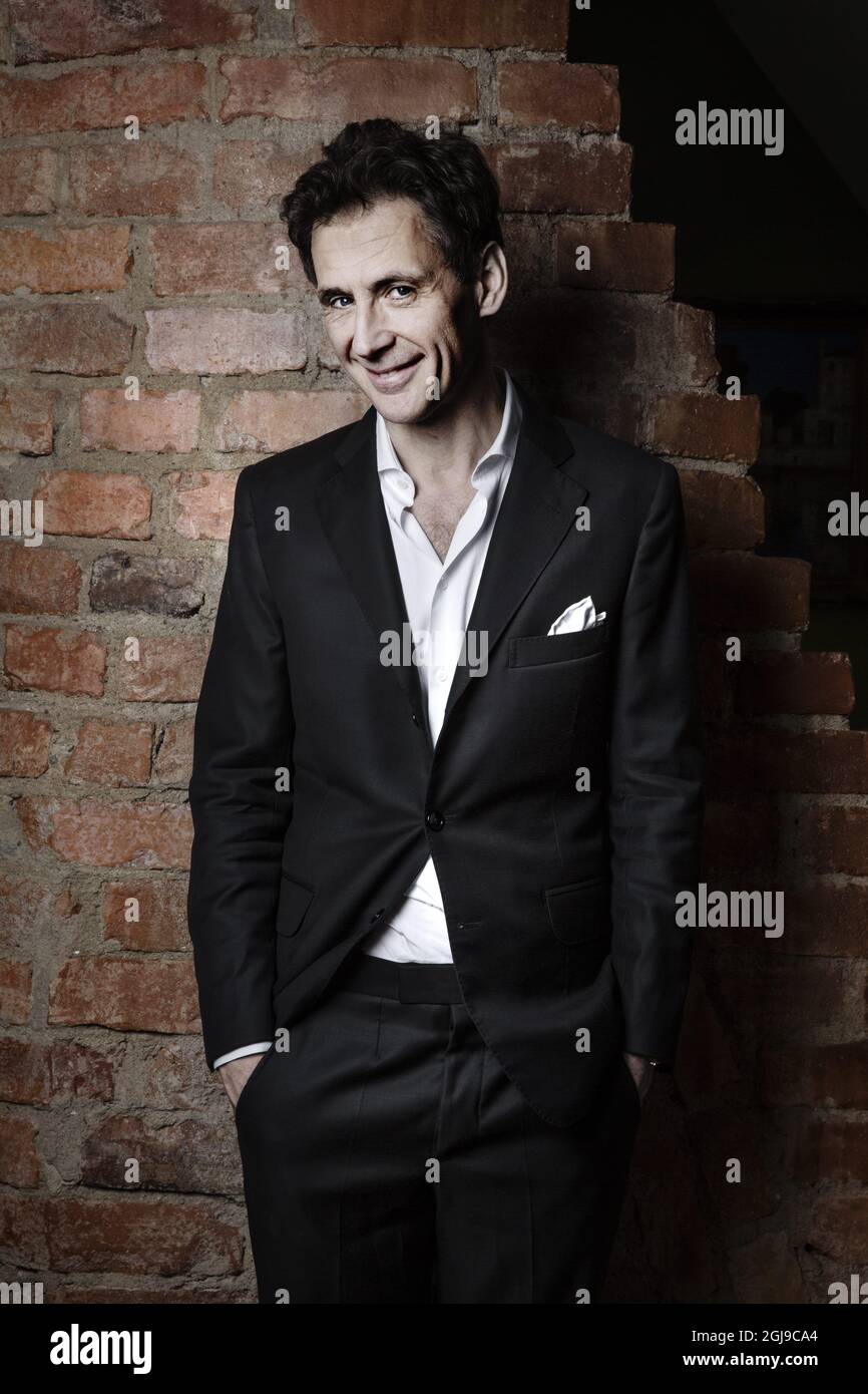 STOCKHOLM 20150611 Swedish writer David Lagercrantz in his offcie in