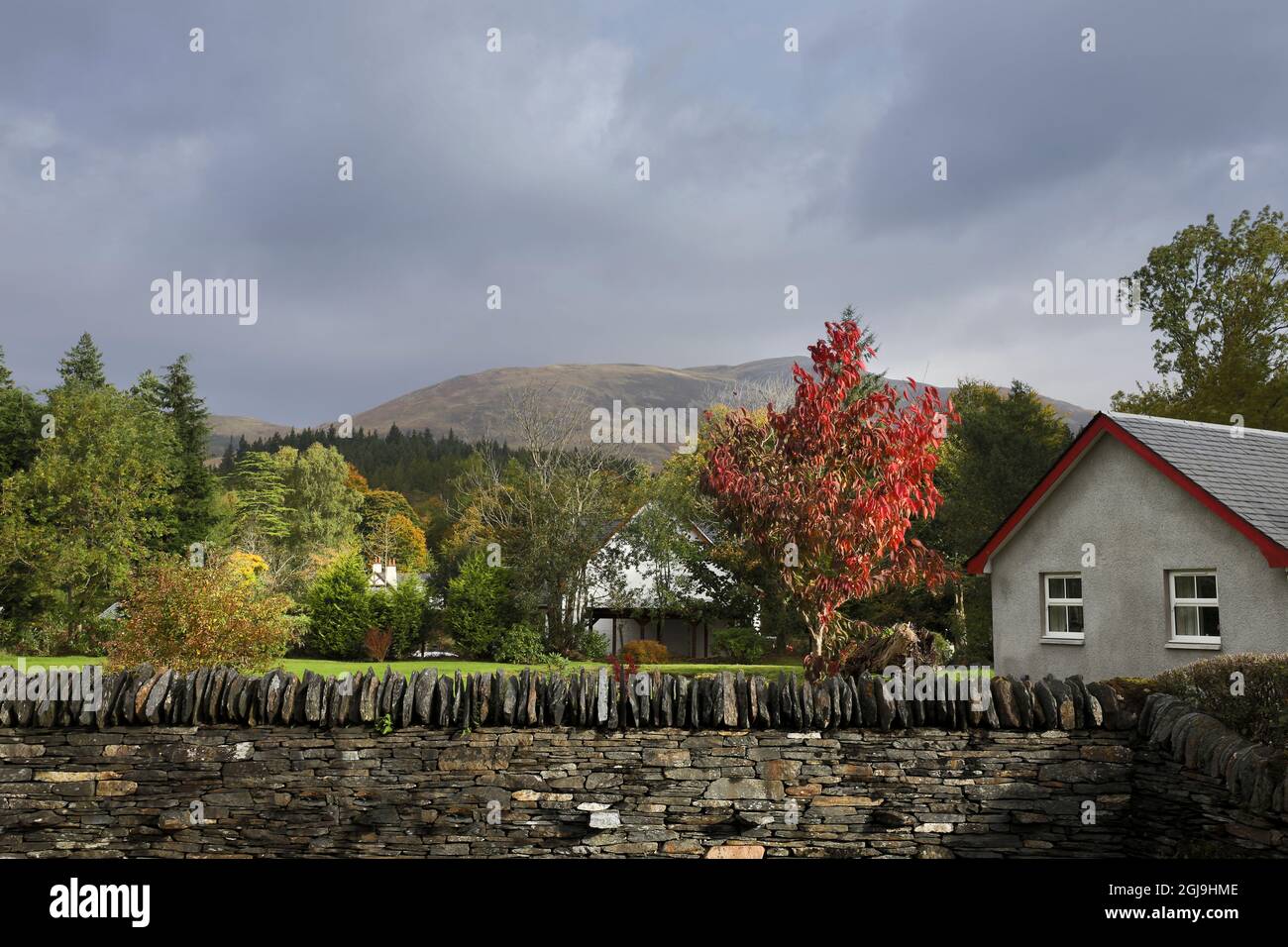 Glencoe Village, Scotland. Stock Photo