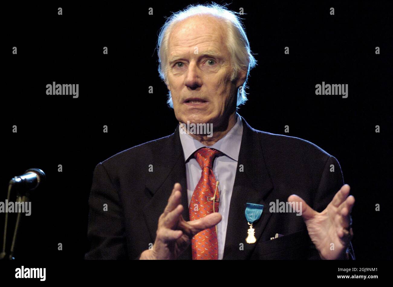 STOCKHOLM 20040514 British composer and producer Martin is seen