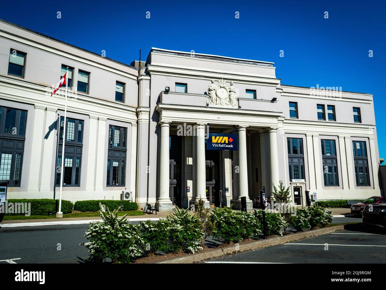 Halifax station, VIA Rail Station Stock Photo