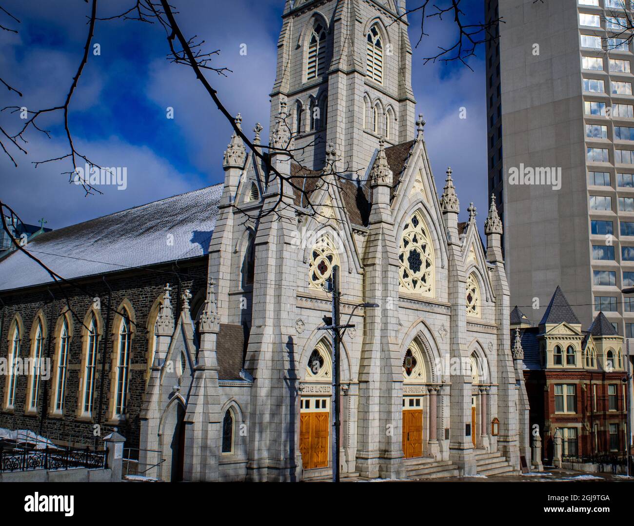 St. Mary's Cathedral Basilica, Halifax Stock Photo