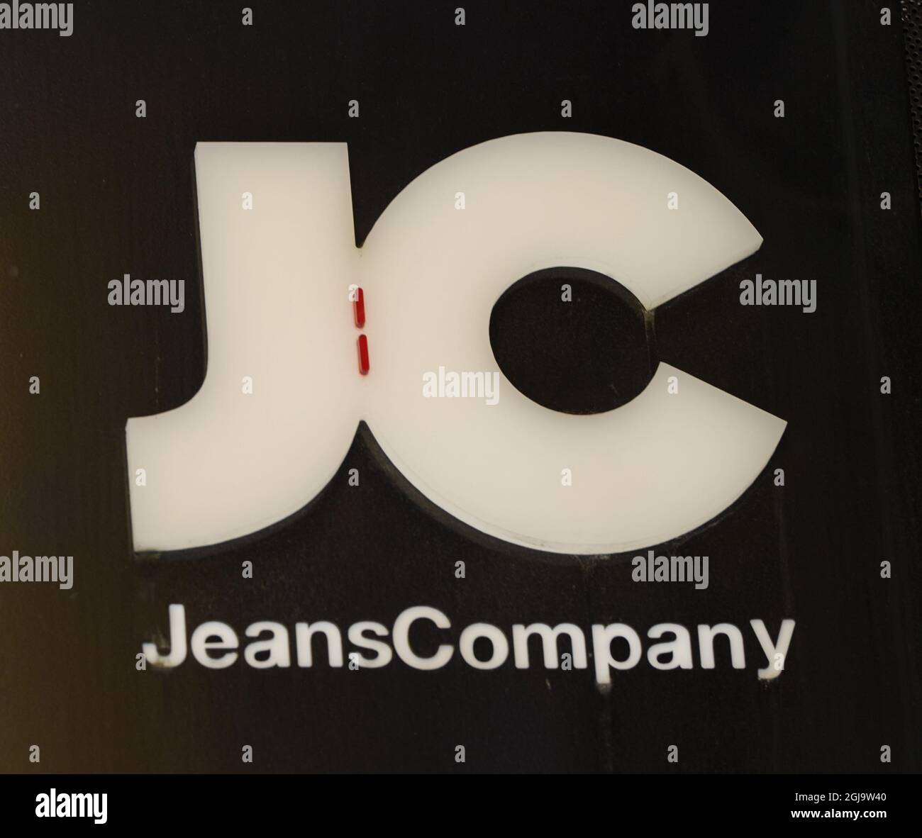 Skylt logotyp logga jc jc jeans company ttgenre ttexportgenre hi-res stock  photography and images - Alamy