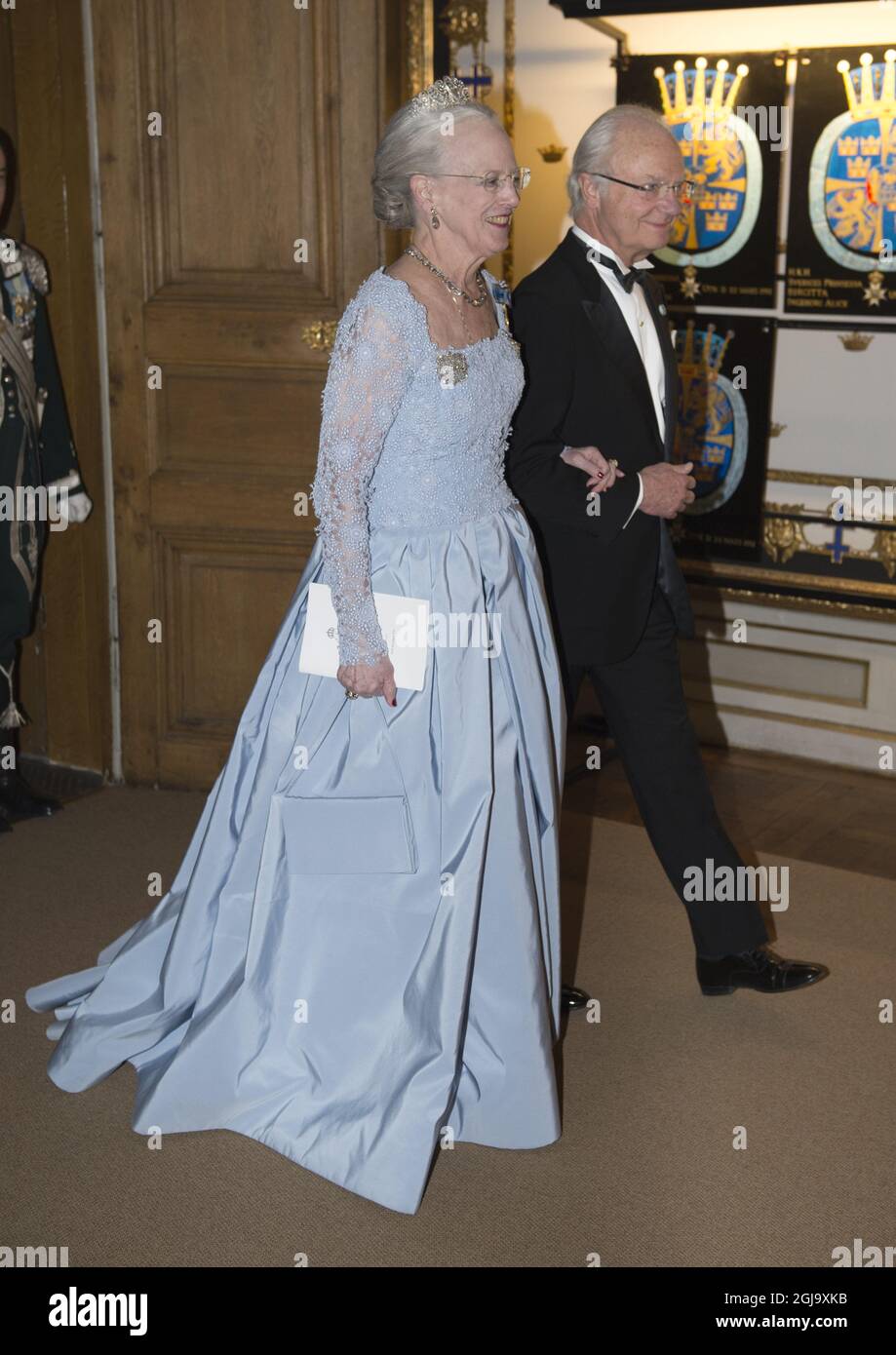 STOCKHOLM 20160430 Queen Margrethe and King Carl Gustaf at the