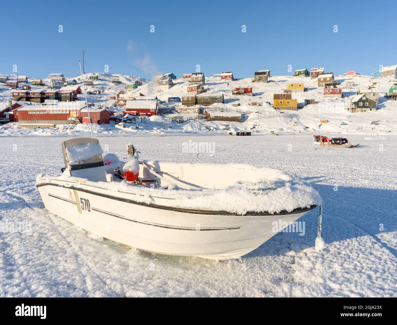 Inuit Fishing Boat