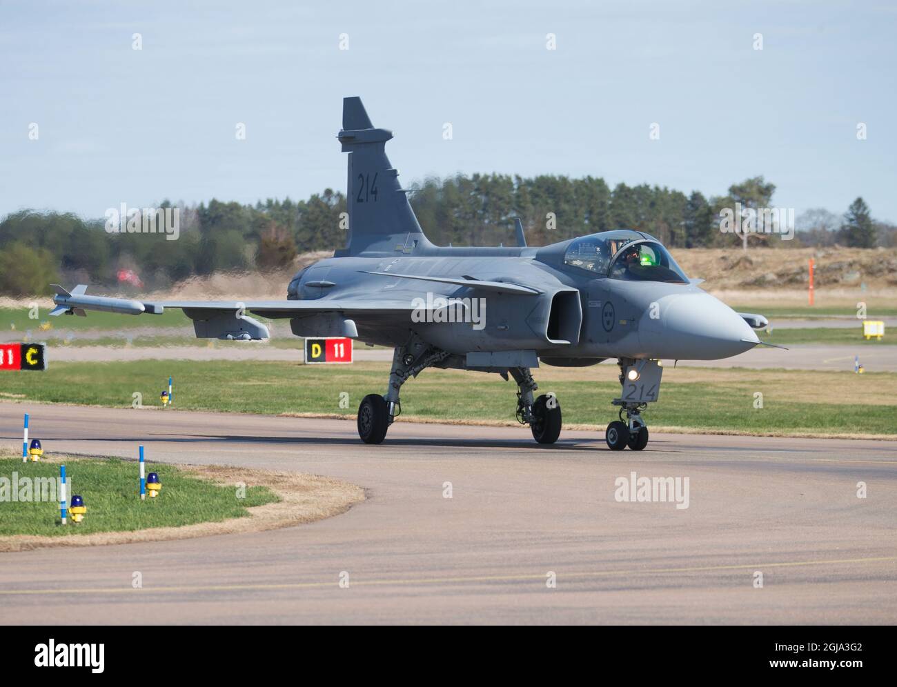 Regelmatig Met andere bands acuut LINKOPING 2016 Swedish airfighter Jas 38 Gripen during a exercise.  military, air force, fighter, attack and reconnaissance aircraft Foto Jeppe  Gustafsson / TT / Kod 71935 Stock Photo - Alamy