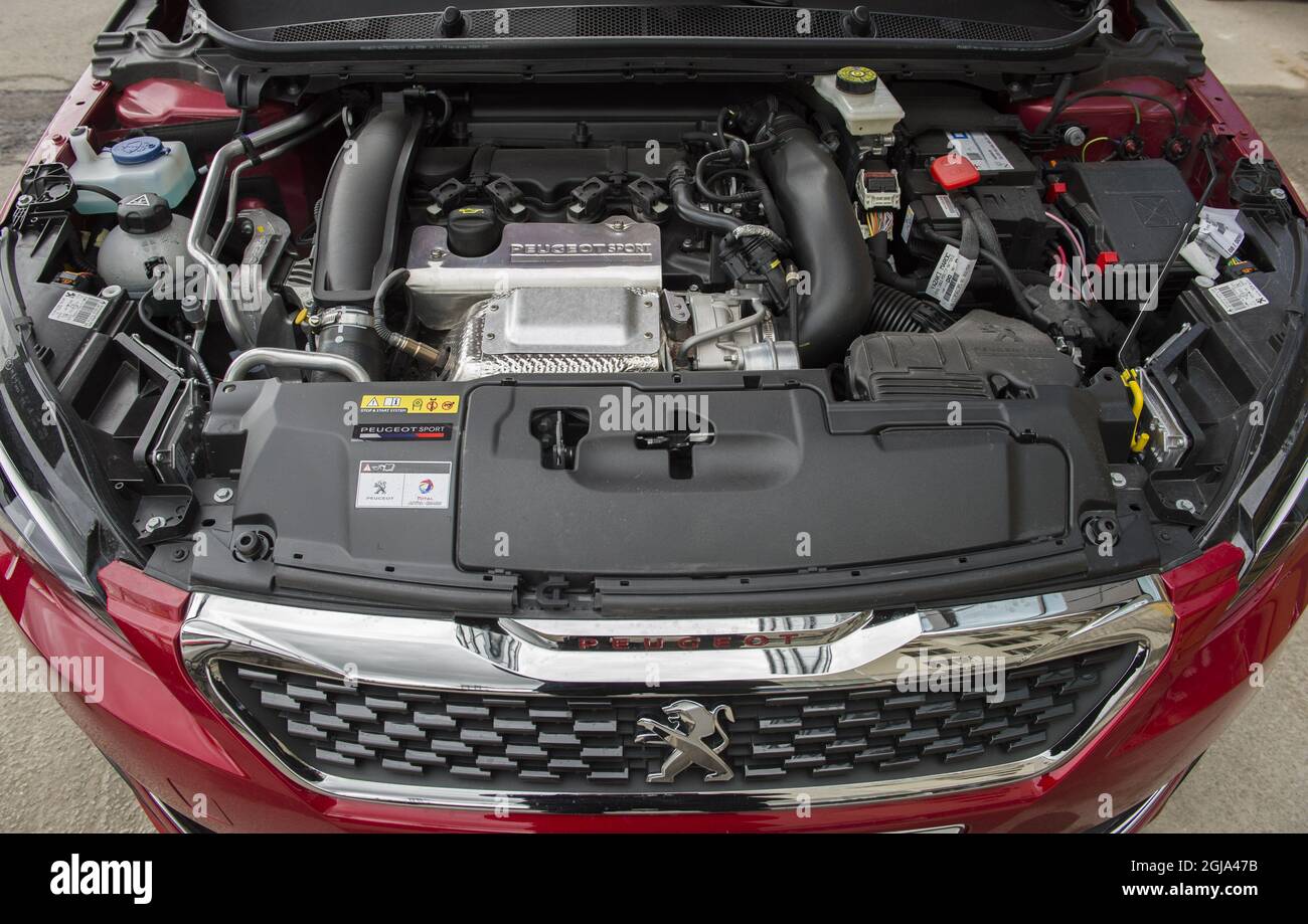 STOCKHOLM 2016-03-30 Peugeot 308 GT1. Foto: Erik Nylander / TT / kod ...