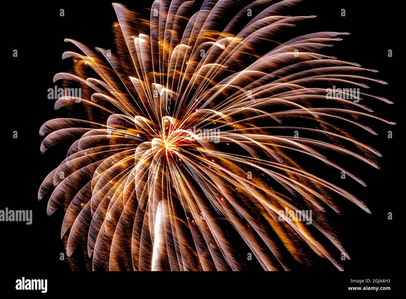 Burst of Gold Stock Photo