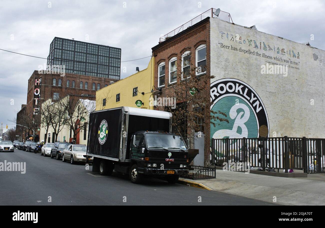 NEW YORK 2016-03-17 Brooklyn Brewery in Brooklyn Foto: Lars Pehrson / SvD /  TT / kod 30155 travel, geography Stock Photo - Alamy