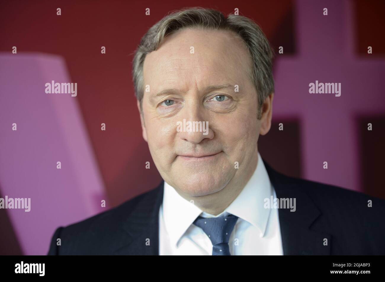 STOCKHOLM 2016-11-24 Neil Dudgeon is seen during his visit to Stockholm, Sweden, November 24, 2016. Neil Dudgeon stars as Chief Inspector John Barnaby in the television crime series Â“Midsomer MurdersÂ” which celebrates its 20th anniversary. Foto: Henrik Montgomery / TT / kod 10060  Stock Photo