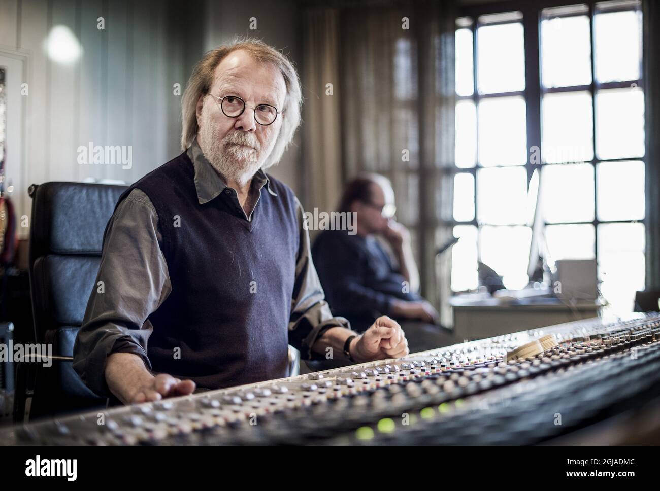 STOCKHOLM 20160224 Benny Andersson is seen in his studio in Stockholm . Foto: Marcus Ericsson / TT / Kod 11470 Stock Photo - Alamy