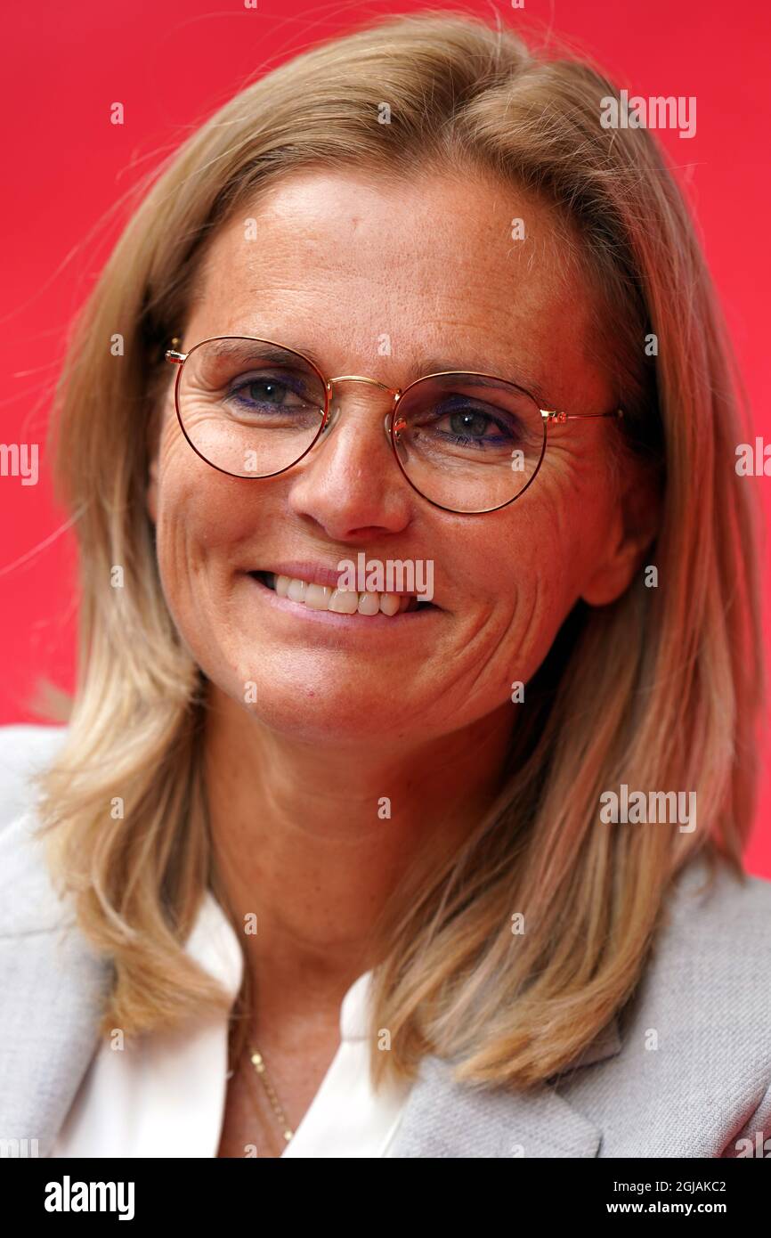Sarina Wiegman is unveiled as the new England Women head coach at Wembley Stadium, London. Picture date: Thursday September 9, 2021. Stock Photo