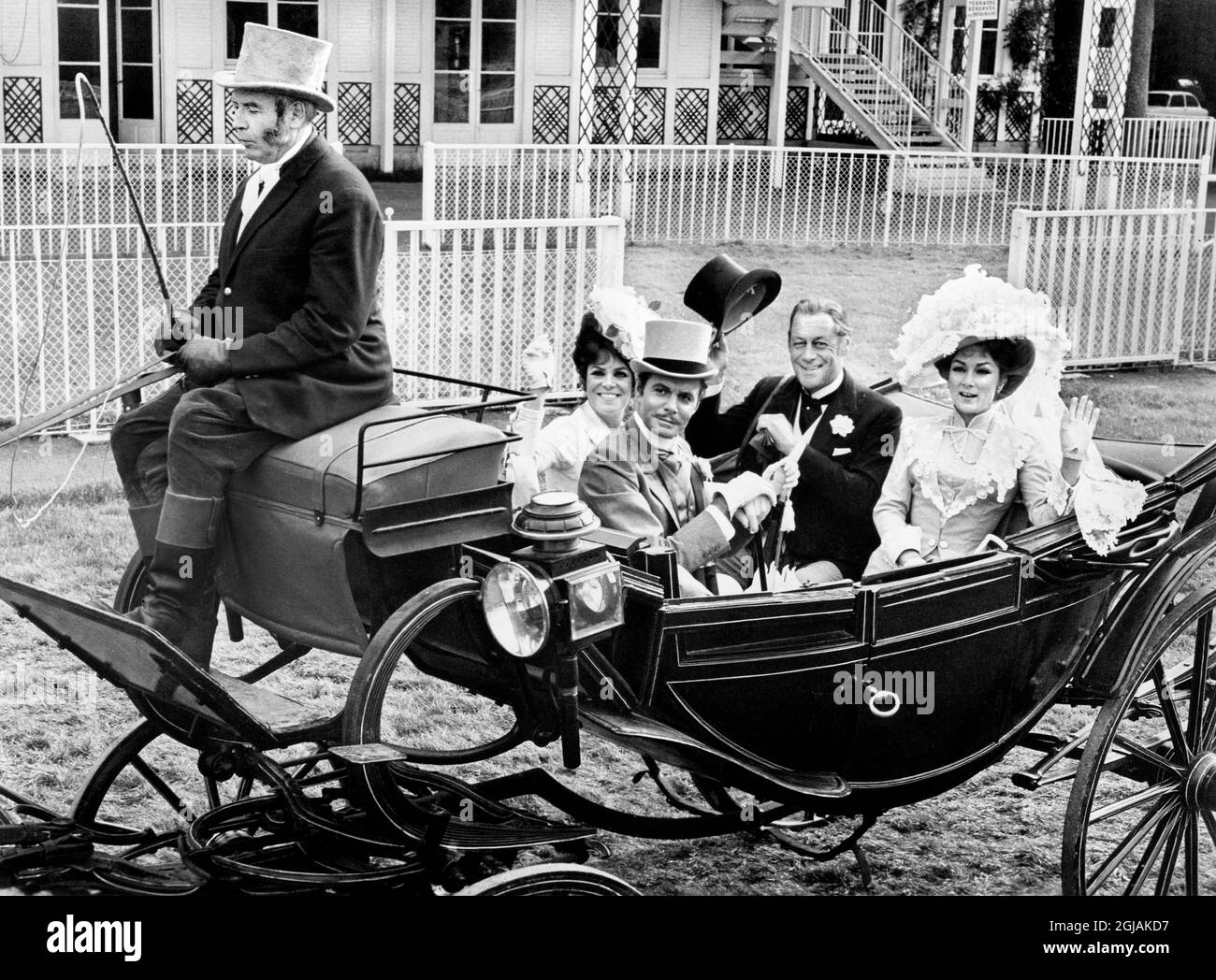 Louis Jordan, Rex Harrison, Rosemary Harrison, onset of the Film, "A