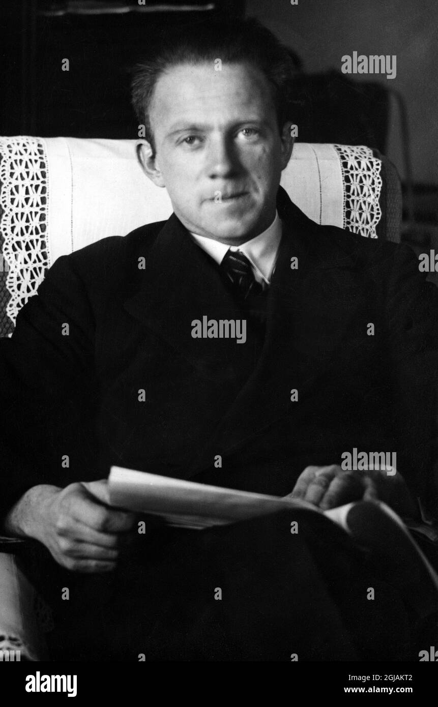 Werner Heisenberg, German physicist who received the Nobel Prize in Physics in 1932 for his basic contributions to quantum mechanics. Stock Photo